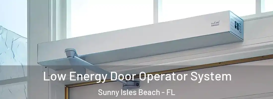 Low Energy Door Operator System Sunny Isles Beach - FL