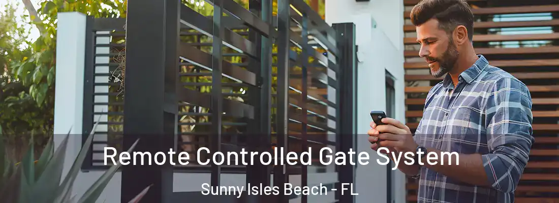 Remote Controlled Gate System Sunny Isles Beach - FL